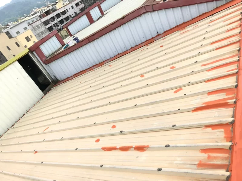 廣建抓漏防水工程行-彰化防水抓漏|彰化外牆防水|南投抓漏處理推薦-服務案例-鐵皮隔熱工程-1
