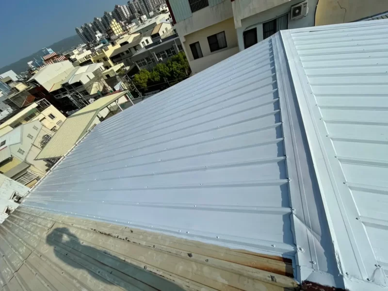 廣建抓漏防水工程行-彰化防水抓漏|彰化外牆防水|南投抓漏處理推薦-服務案例-鐵皮隔熱工程-5