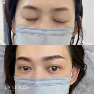 JUN HE Studio - 台北新秘,台北新娘秘書,台北霧眉,台北臉部保養,台北彩妝造型,台北妝髮造型-霧眉作品-17