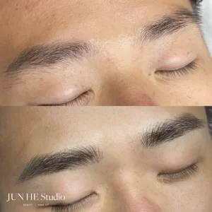 JUN HE Studio - 台北新秘,台北新娘秘書,台北霧眉,台北臉部保養,台北彩妝造型,台北妝髮造型-霧眉作品-3