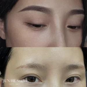 JUN HE Studio - 台北新秘,台北新娘秘書,台北霧眉,台北臉部保養,台北彩妝造型,台北妝髮造型-霧眉作品-4