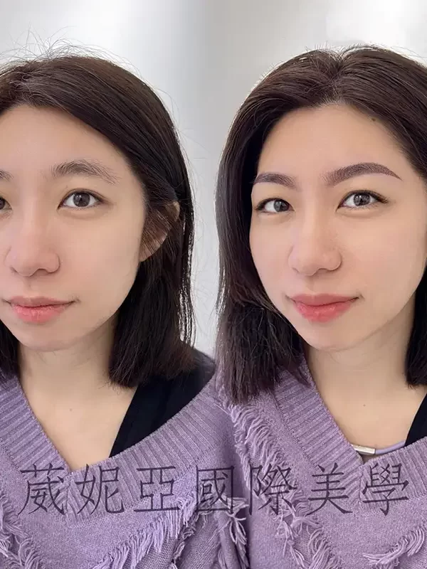 台北大安霧眉推薦】葳妮亞國際美學-大安半永久紋繡,大安美甲,大安美睫推薦_作品集_紋髮_07