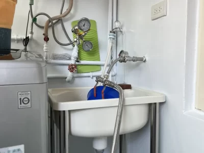 允盛水管補漏專家-防水抓漏,漏水滲水處裡,浴室防水,全省服務-服務案例-給水管壓力偵測1